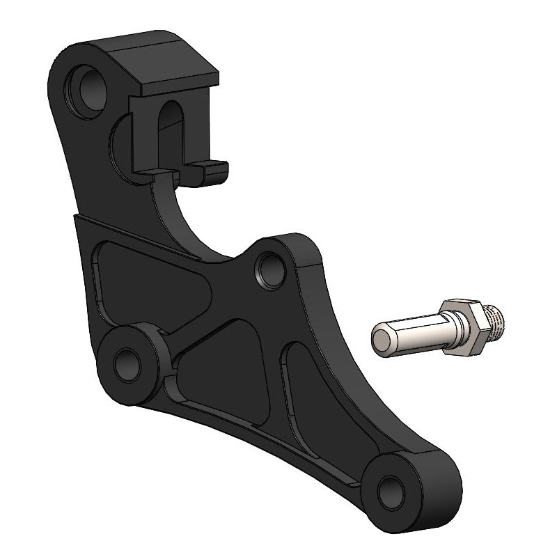 Moto-Master : Supermoto Street adapter | Front | For Ø320mm | Black | Yamaha