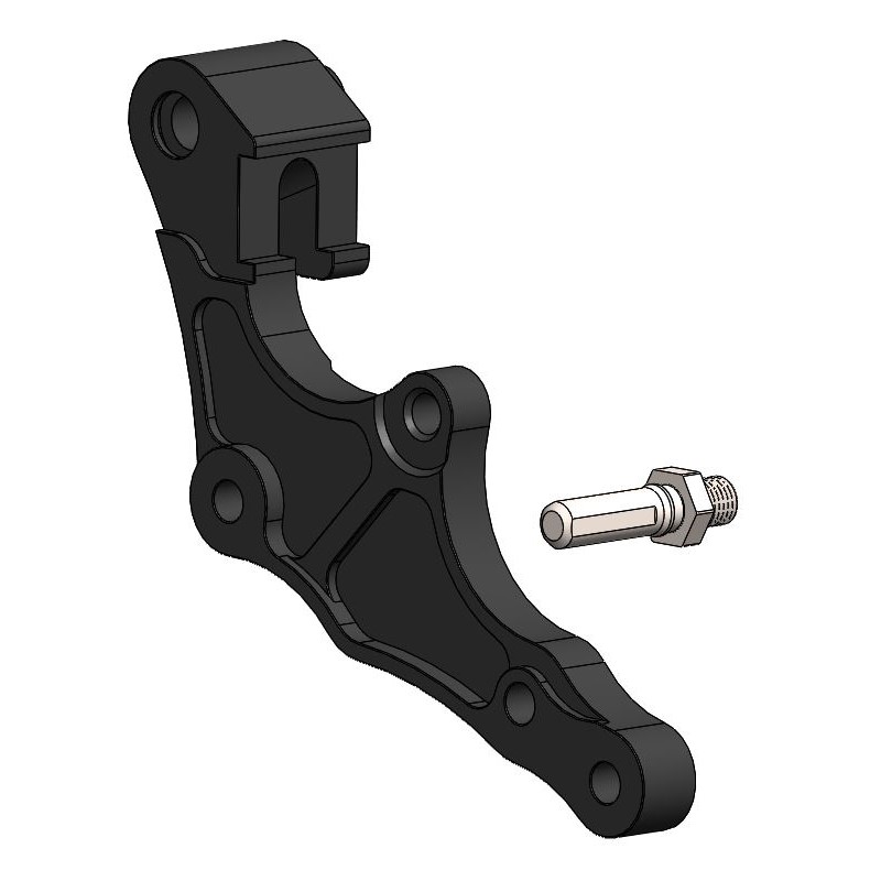 Moto-Master : Supermoto Street adapter | Front | For Ø320mm | Black | GasGas