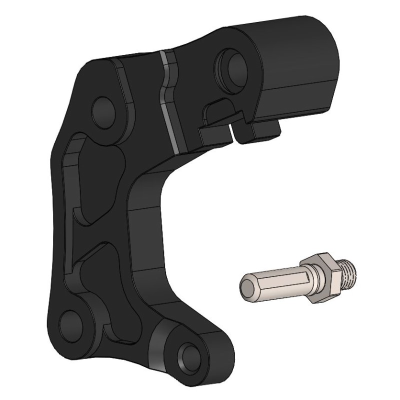 Moto-Master : Adapter | Front | Left | For Ø320mm | Black | Yamaha: Tenere