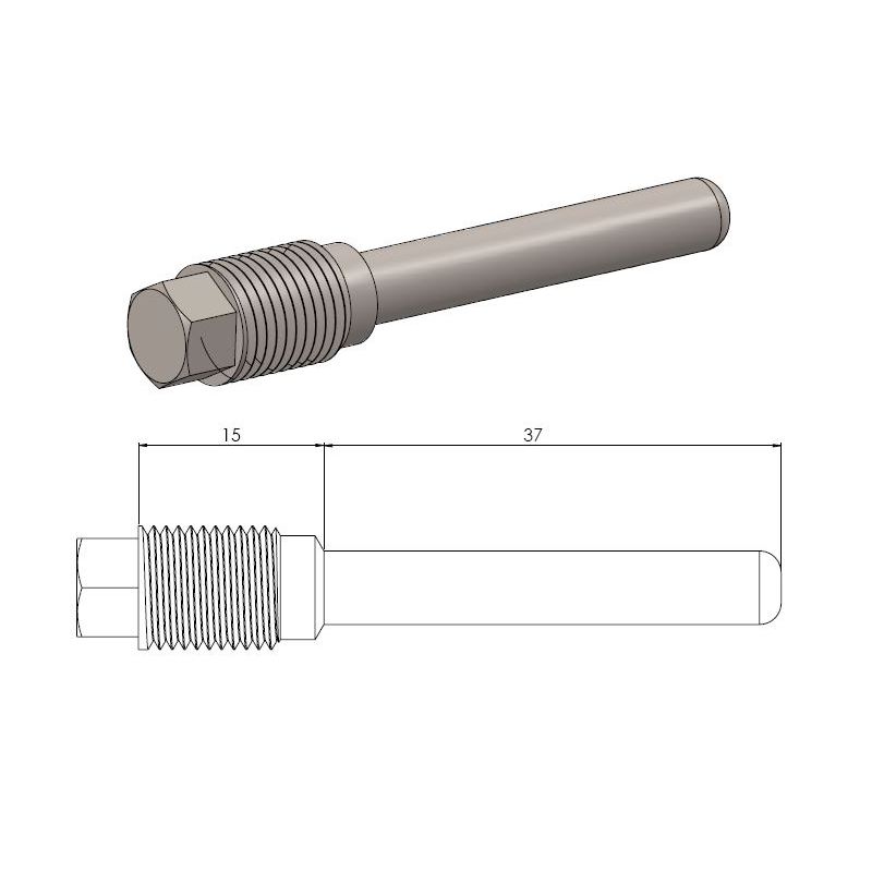 Moto-Master : Brake pad pin