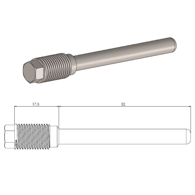 Moto-Master : Brake pad pin
