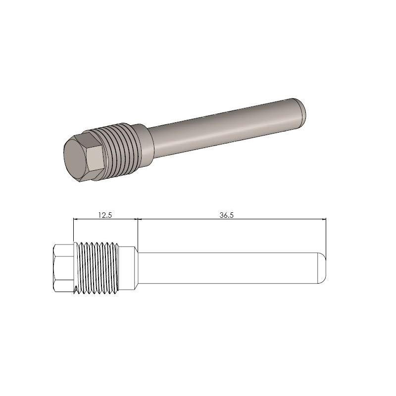 Moto-Master : Brake pad pin