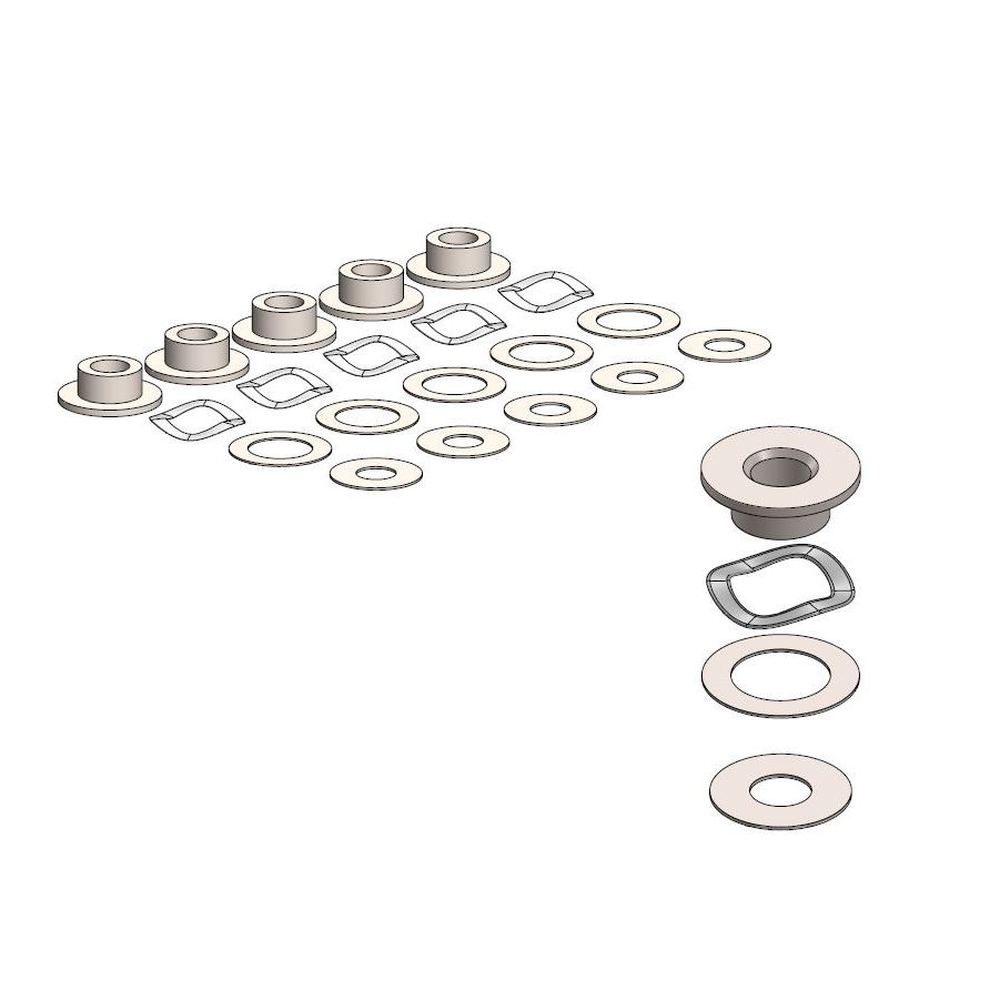 Moto-Master : Fitting kit | Bolt-on | 4.5mm | BMW: <-12/2007