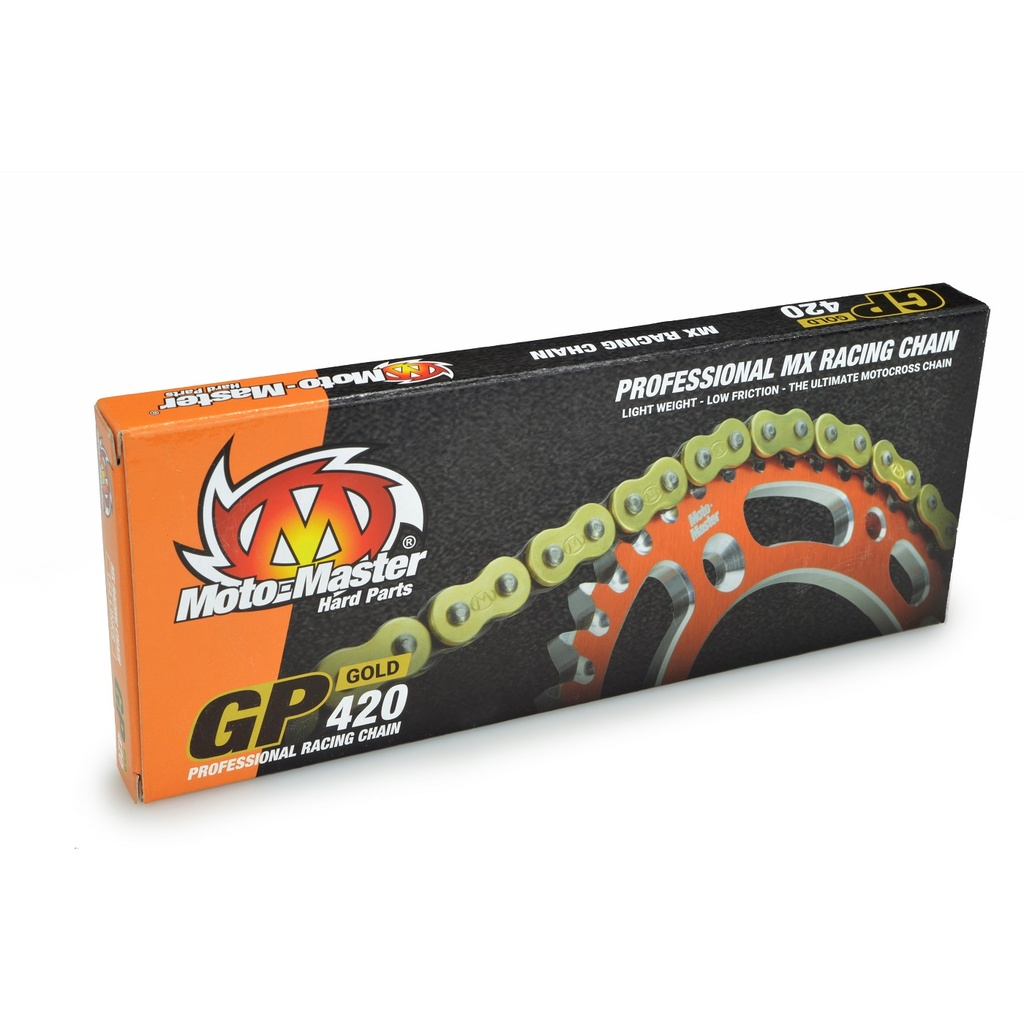 Moto-Master : MX chain | GP-420 | Non-sealed | 134 links | Gold