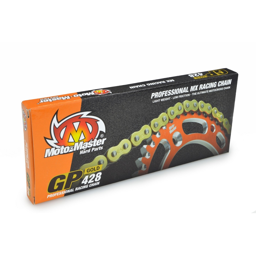 Moto-Master : MX chain | GP-428 | Non-sealed | 134 links | Gold