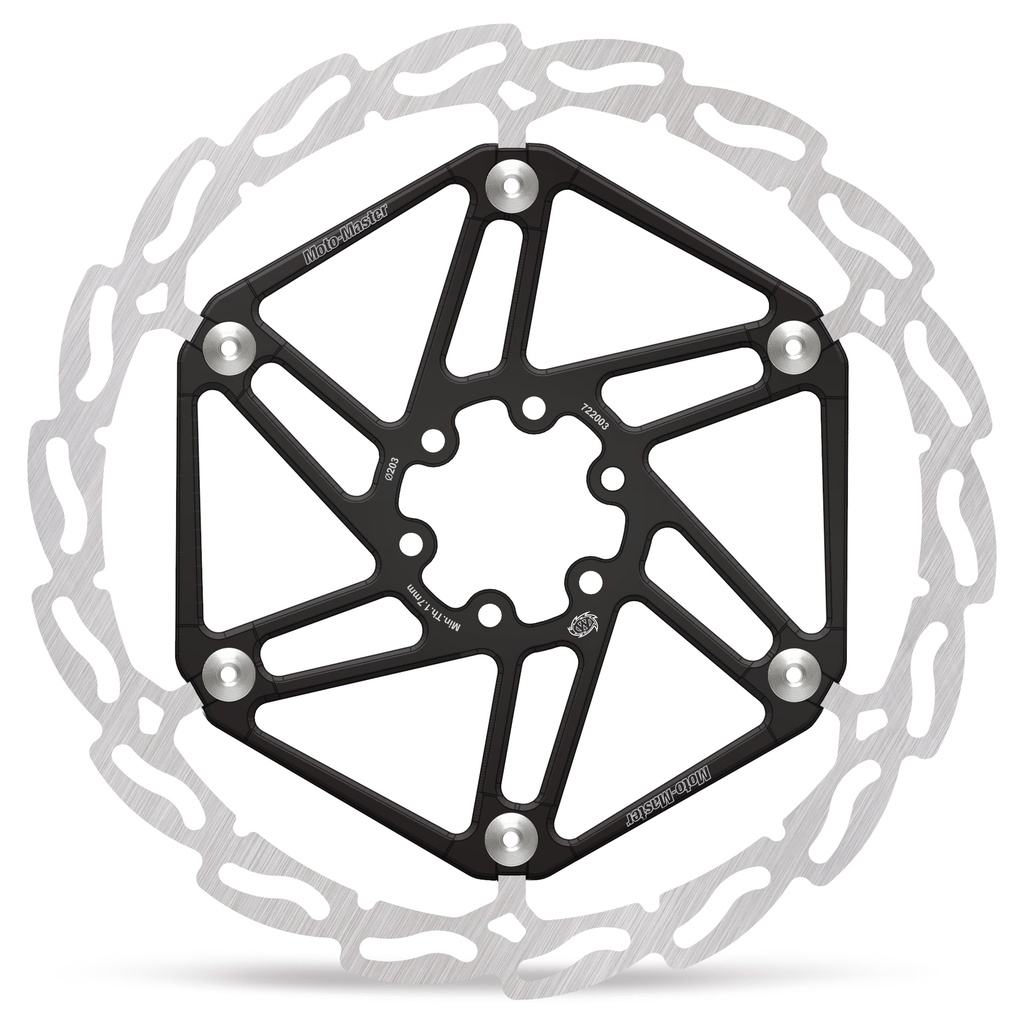 Moto-Master: Flame Bicycle disc | Floating | Bolt-on | Ø203x2.0mm