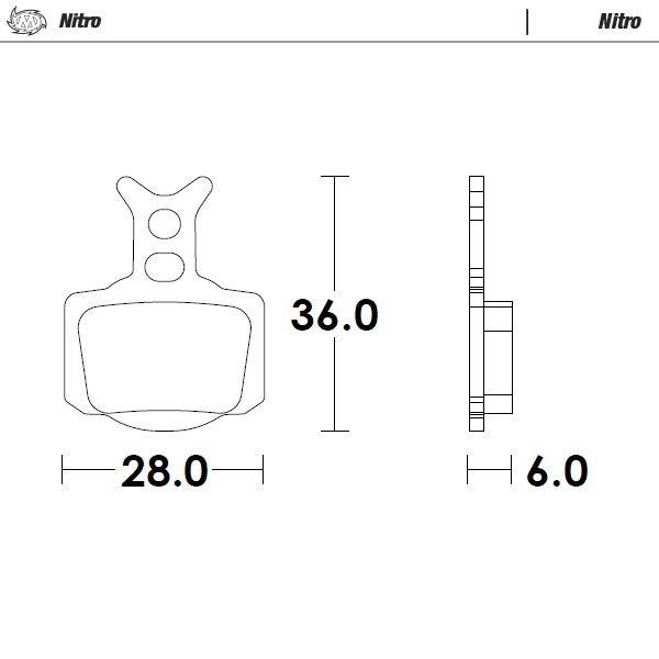 Moto-Master : Brake pad MX | Nitro