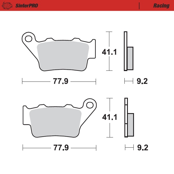 Moto-Master : Brake pad MX | Racing