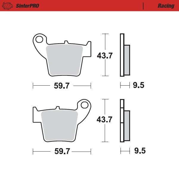 Moto-Master : Brake pad MX | Racing