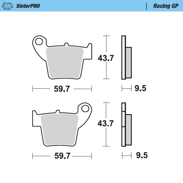 Moto-Master : Brake pad MX | Racing GP