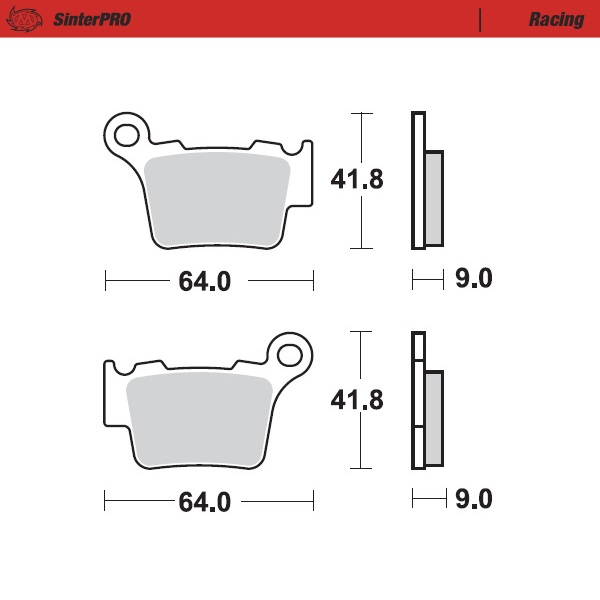 Moto-Master : Brake pad MX | Racing