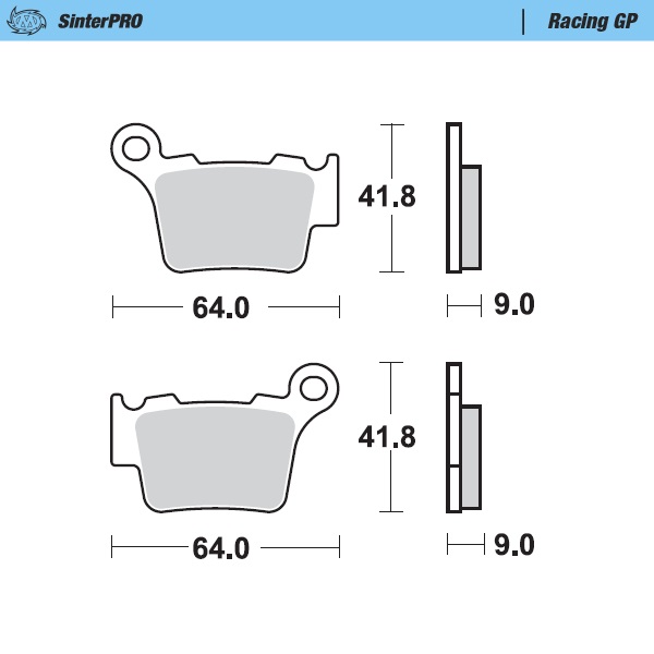 Moto-Master : Brake pad MX | Racing GP