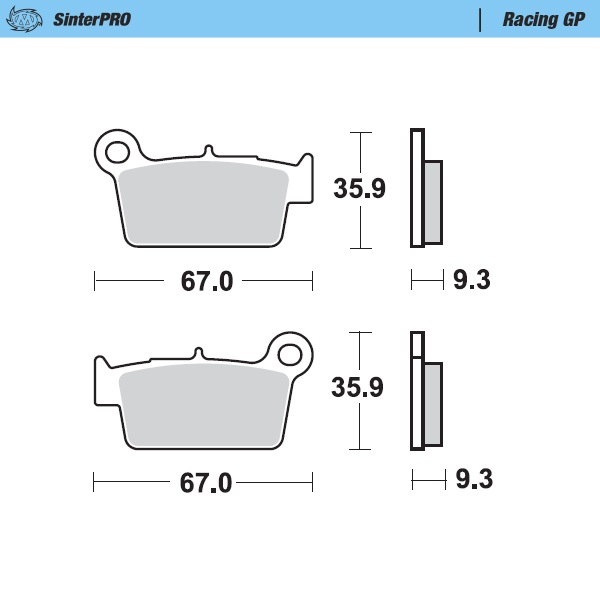 Moto-Master : Brake pad MX | Racing GP