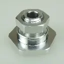 MINO : ( 10-1003 ) KTM bushing and nut for seat fastening  (Silver)