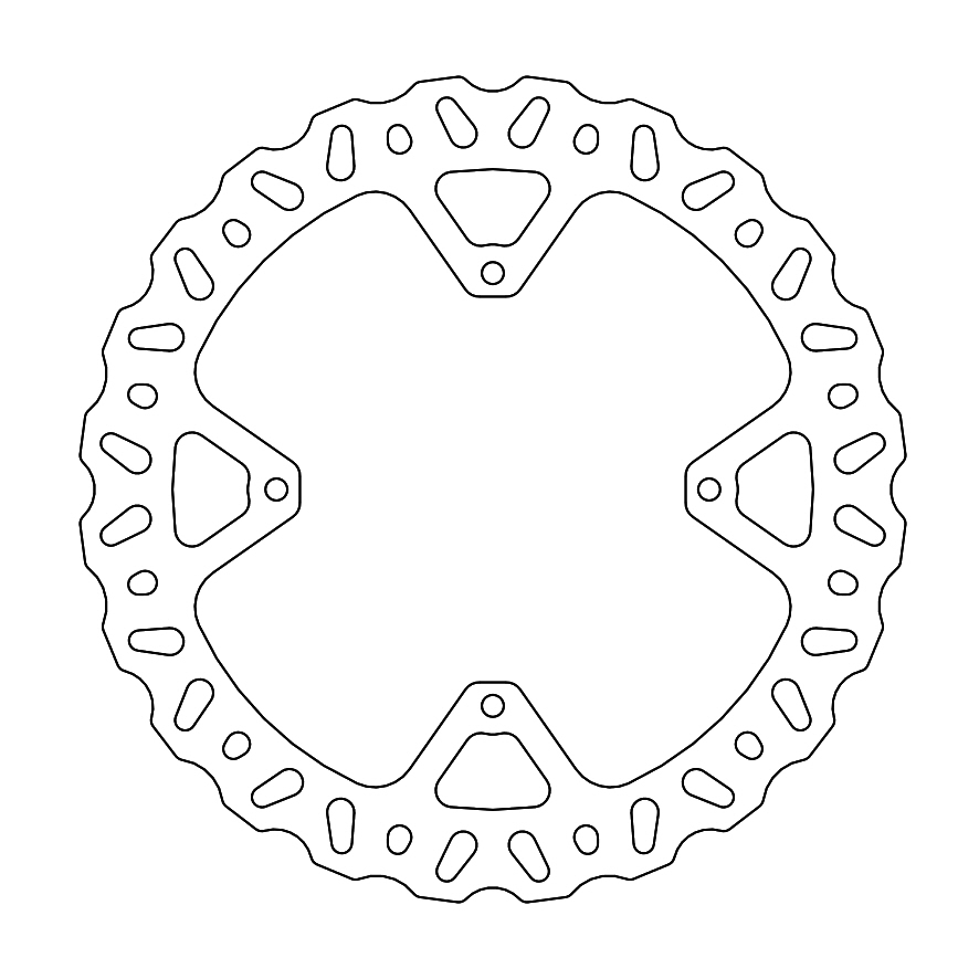 MINO : (33-6721 )  Nitro rear disc TM 
