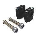 MINO : ( 13-3001 ) Handlebar clampset 28.6 mm offset KX/CR