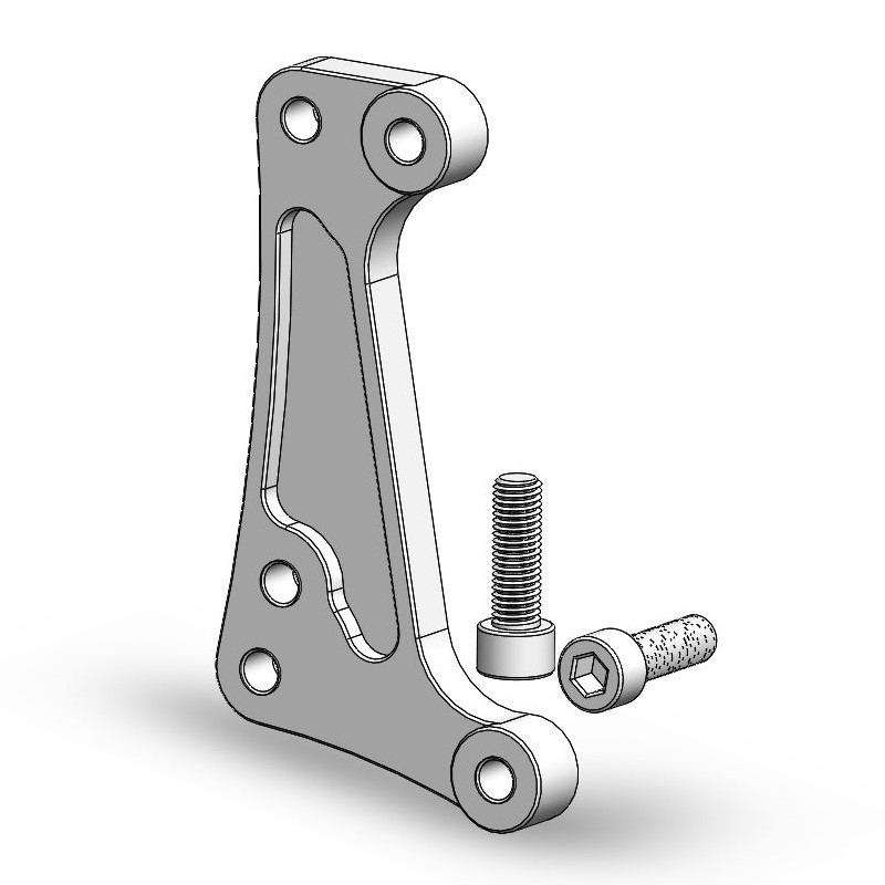 Moto-Master : Supermoto Racing adapter | Front | For Ø300mm | Triumph: TF