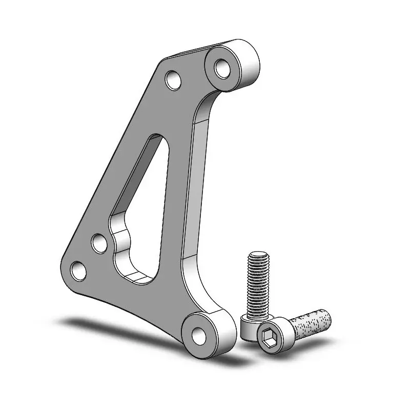 Moto-Master : Supermoto Racing adapter | Front | For Ø320mm | Triumph: TF