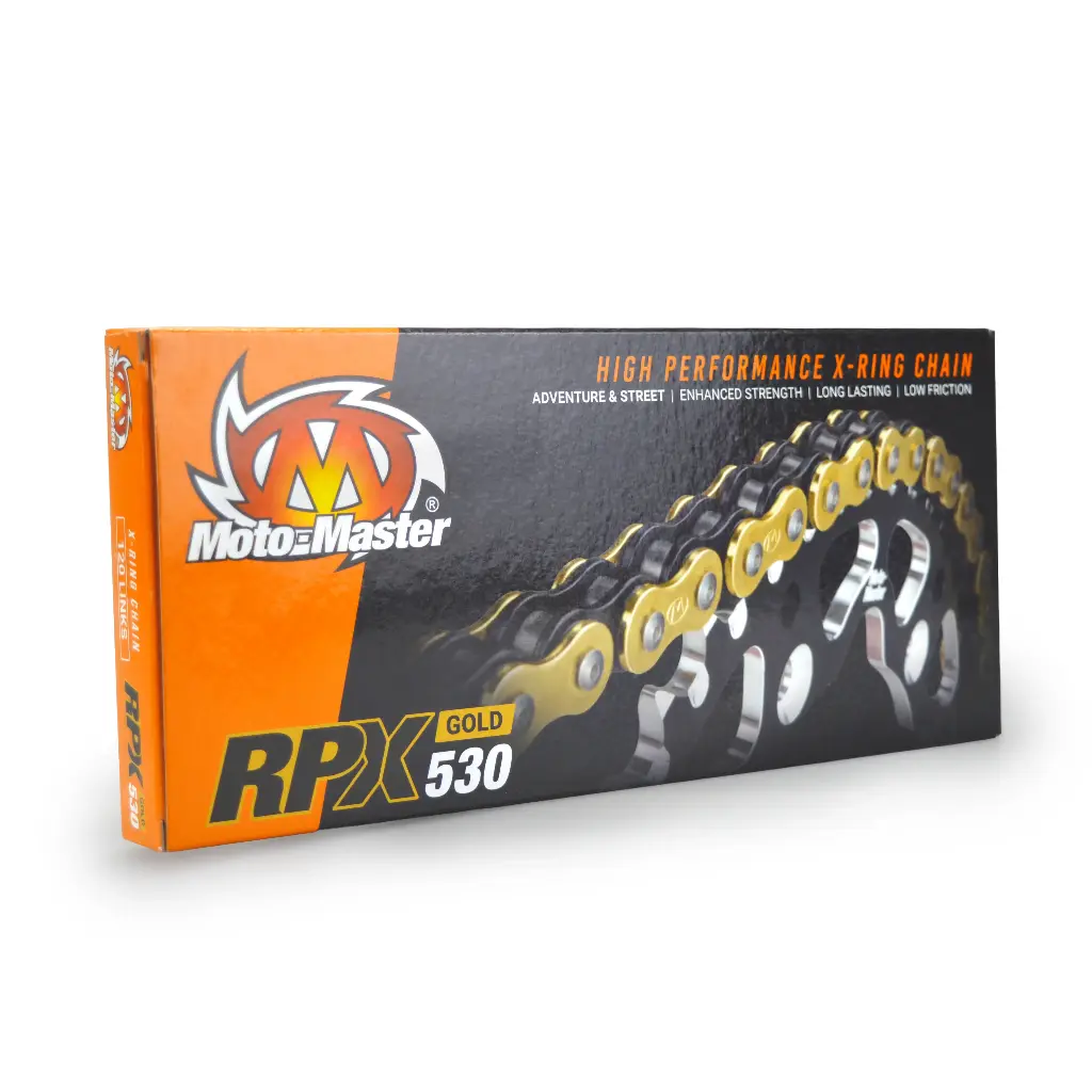 Moto-Master : Road chain | RPX-530 | X-ring | 120 links | Gold