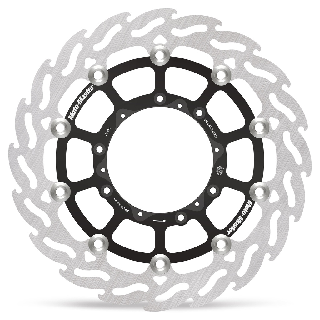 Moto-Master: Flame Road disc | Floating | Front | Left | Kove: 450 Rally