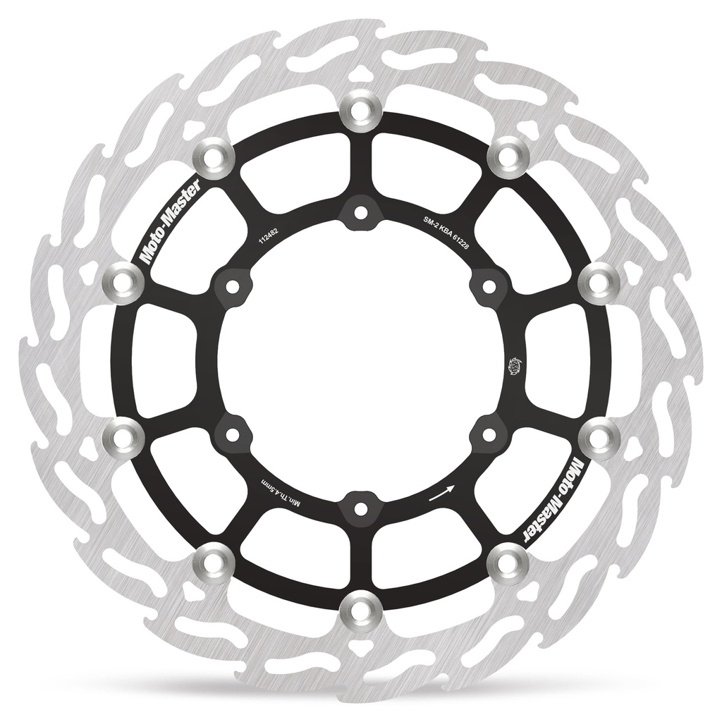 Moto-Master : Flame Road disc | Floating | Front | Left | Suzuki: DR-Z4SM