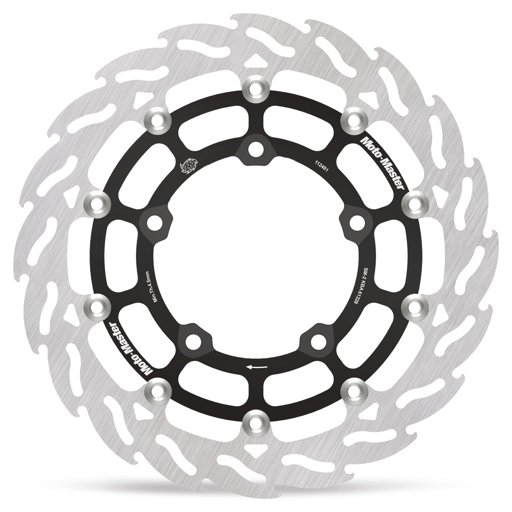 Moto-Master : Flame Road disc | Floating | Front | Right | CF Moto: 450MT