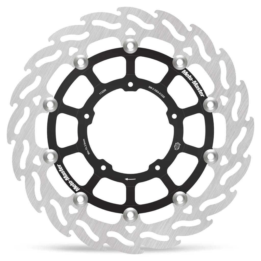 Moto-Master : Flame Road disc | Floating | Front | Right | Honda: NC750X