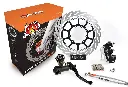 Supermoto Racing kit | Flame | Ø320mm | RMC | Triumph: TF  ( including modified master brake cylinder ,see lazer mark E on it)