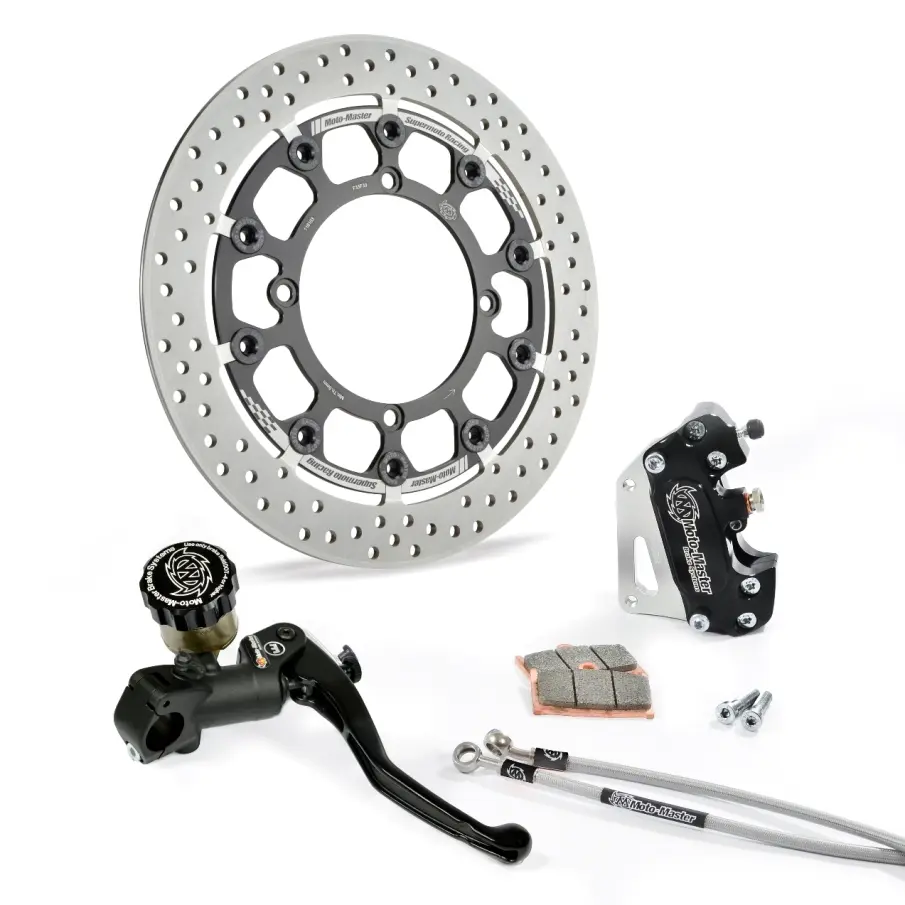 Supermoto Racing kit | Halo | Ø300mm | RMC | Triumph: TF  ( including modified master brake cylinder ,see lazer mark E on it)