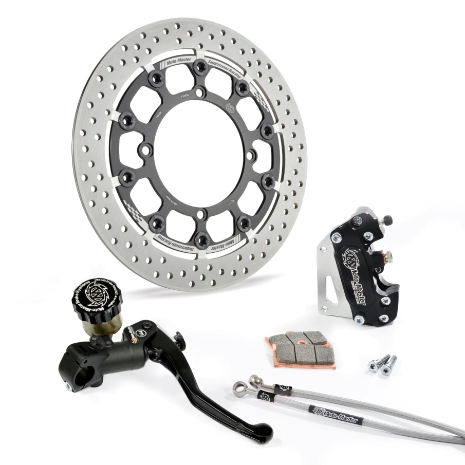 Supermoto Racing kit | Halo | Ø320mm | RMC | Triumph: TF  ( including modified master brake cylinder ,see lazer mark E on it)