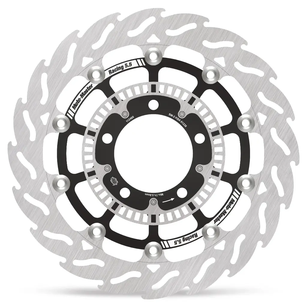 Racing Flame Road disc | Floating | Front | Left | Kawasaki: ER-6F,N, Versys, Ninja 400 (Incl. ABS ring)
