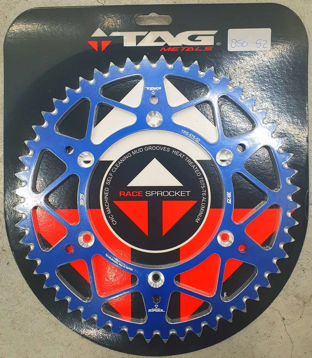 [TAG-25-850-50-4] TAG : (850) Yamaha YZ+YZF 125/250/450 | WR (2000-2026) | Chain 520 (50, 4-blauw)