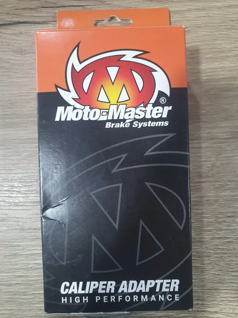 Moto-Master : Supermoto Street adapter | Front | For Ø320mm | Black | KTM, Husqvarna   ( Old packaging ) Selling Out