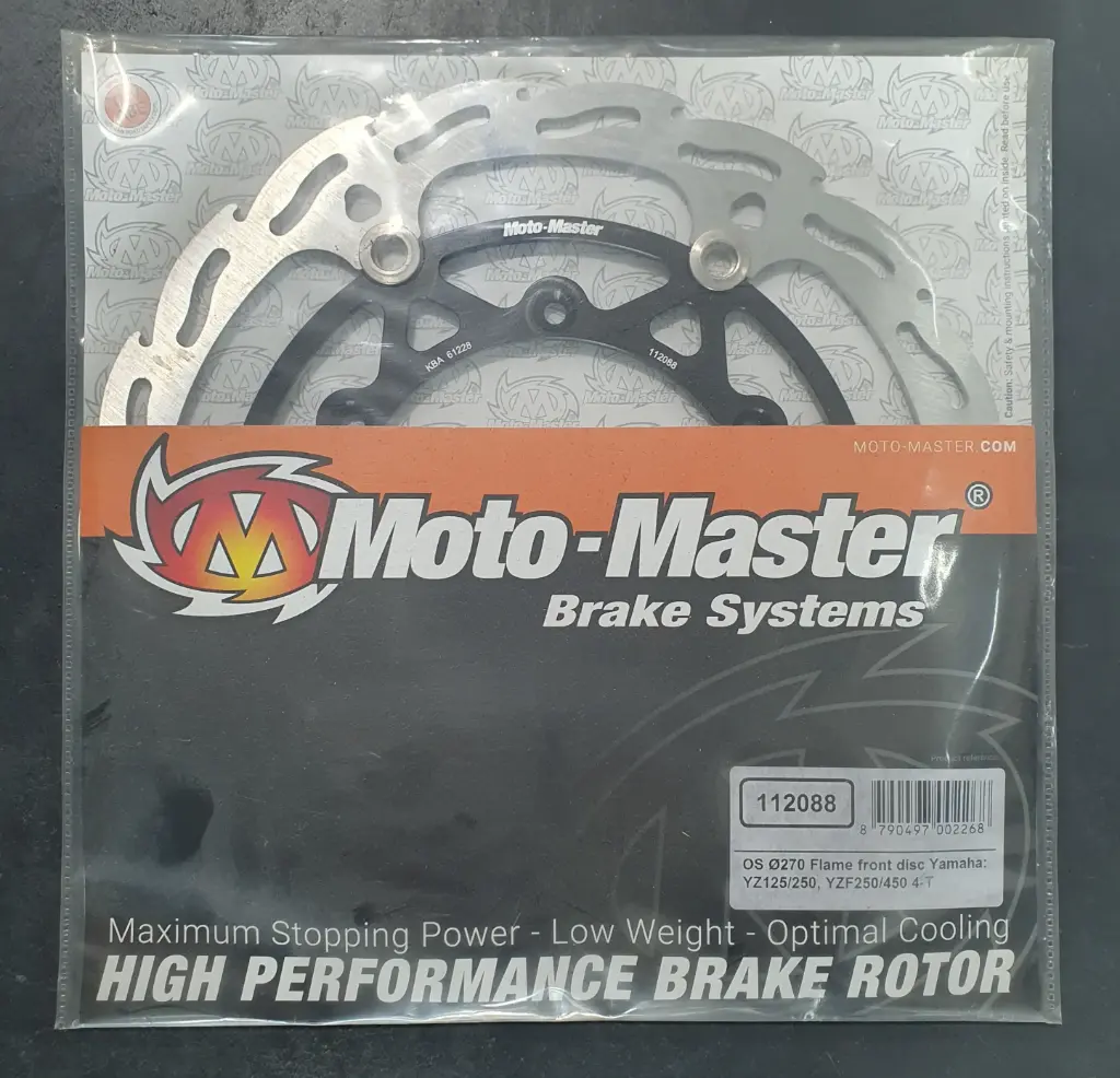 Moto-Master : Flame MX disc | Floating | Front | Ø270mm | Black | Yamaha: YZ/YZF Selling Out