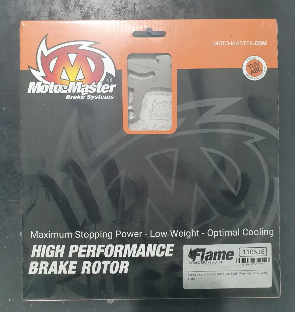 Moto-Master : Flame MX disc | Fixed | Rear | KTM: SX85, Husqvarna: TC85 Selling Out