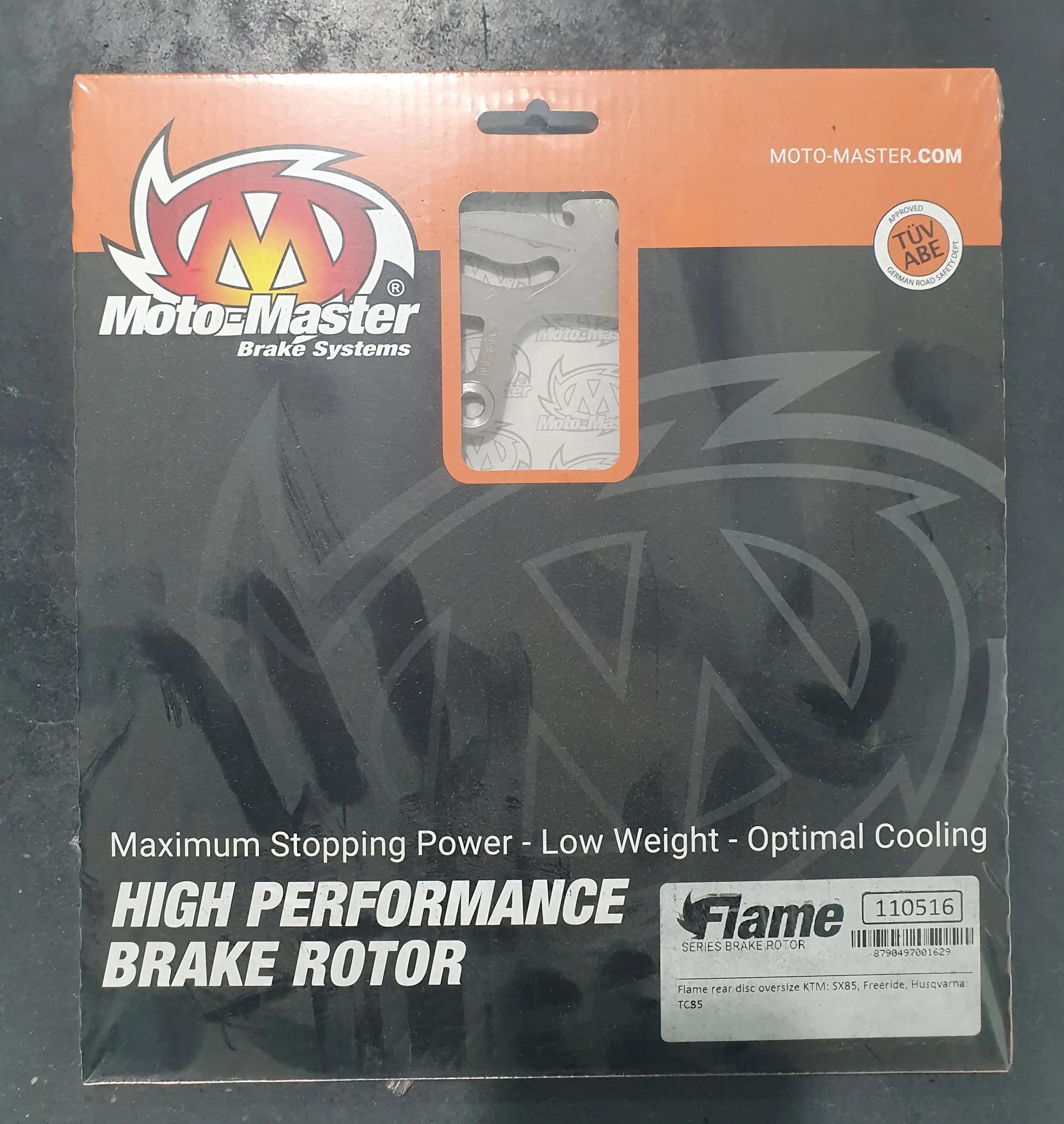 [110516 Selling Out] Moto-Master : Flame MX disc | Fixed | Rear | KTM: SX85, Husqvarna: TC85 Selling Out