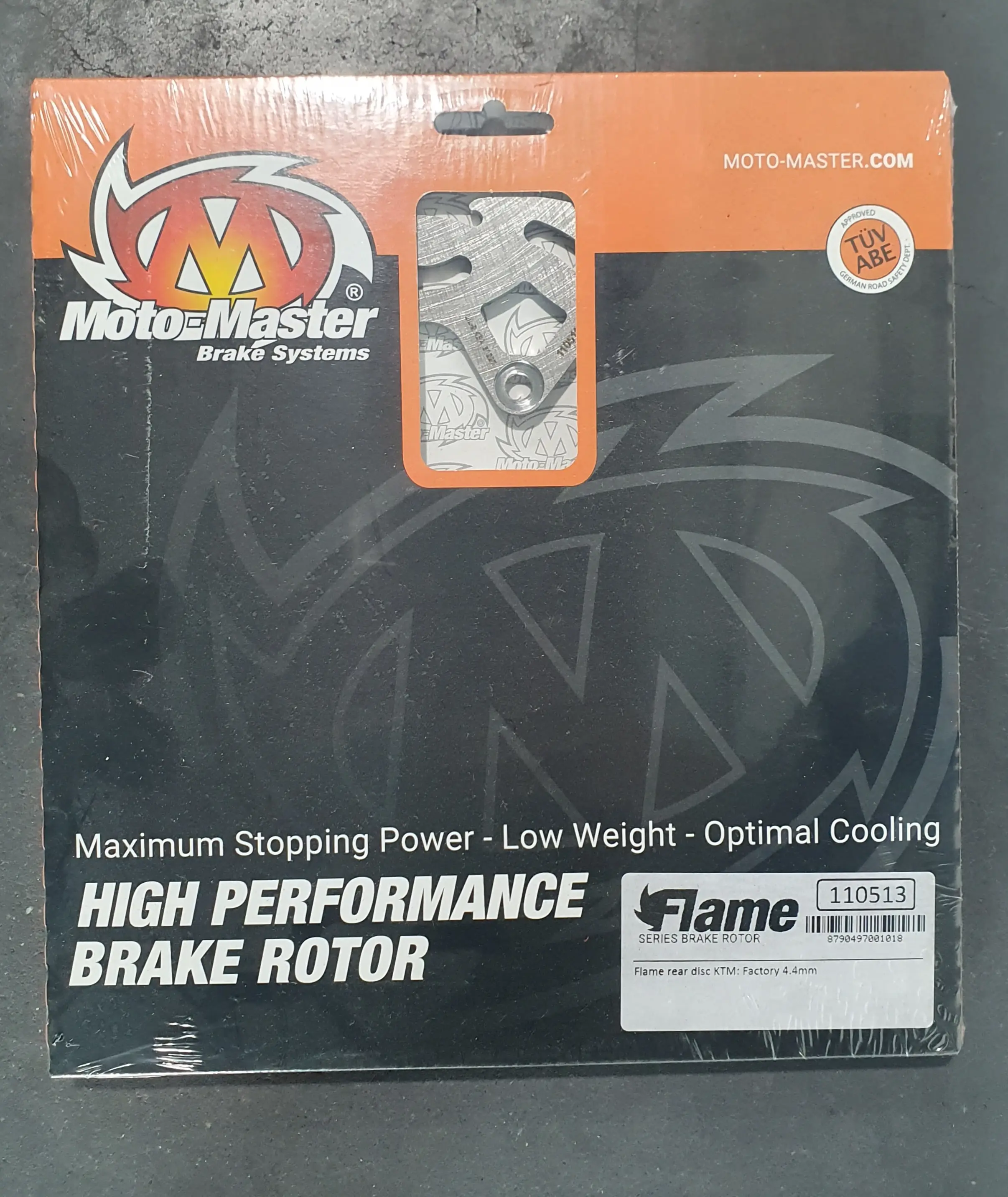 [110513 Selling Out] Moto-Master : Flame MX disc | Fixed | Rear | KTM, Husqvarna, GasGas | Factory 4.6mm Selling Out