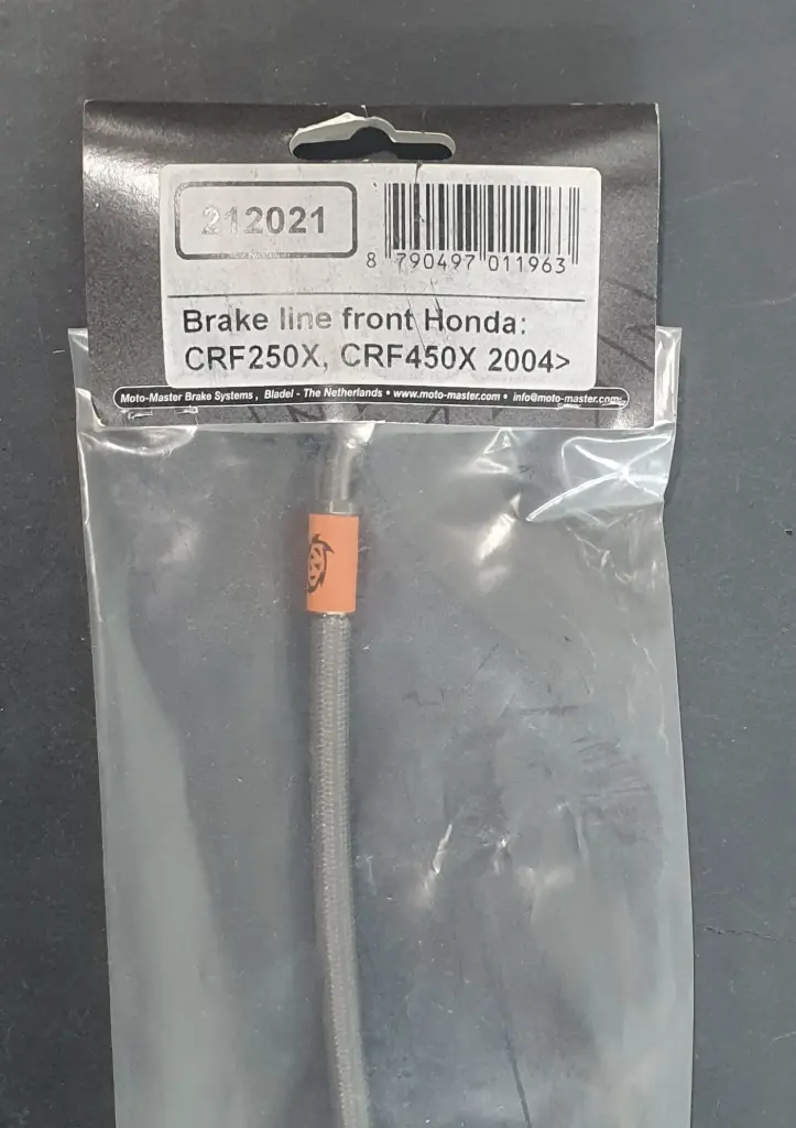 Moto-Master : Brake line | Front | OEM | Honda: CRF250X, CRF450X 2004-> Old packaging Orange label