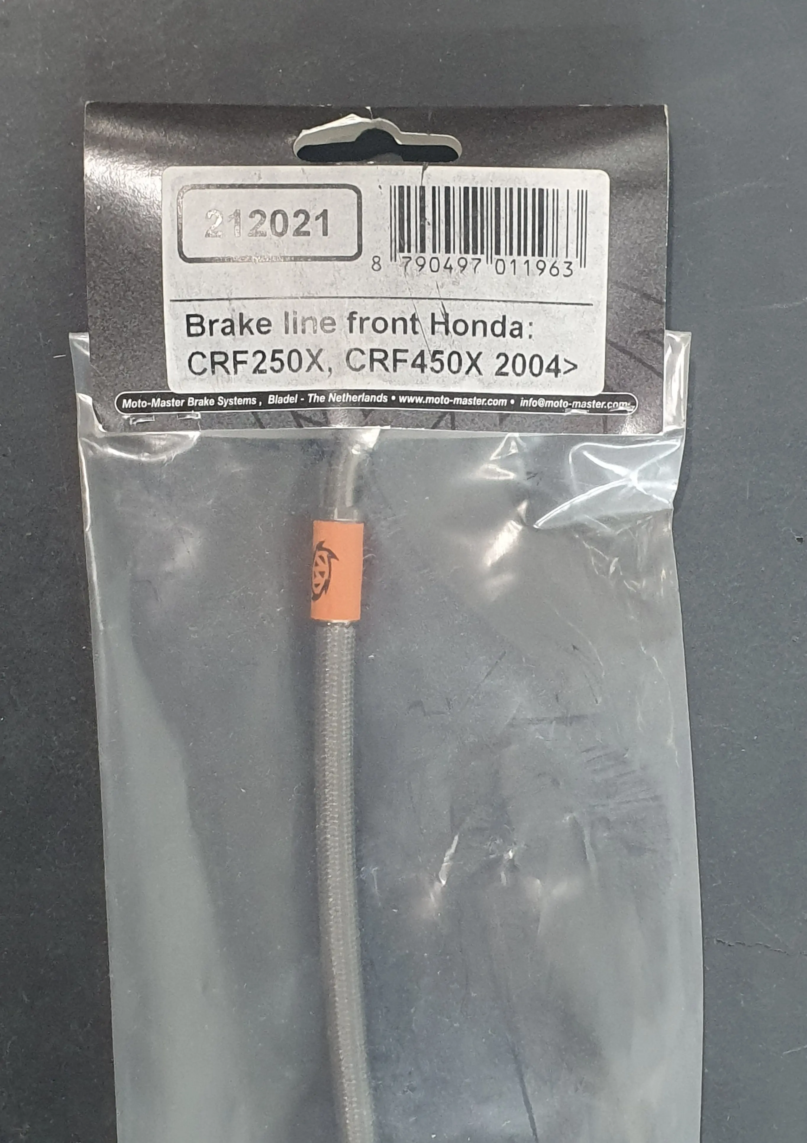 [212021 Selling Out] Moto-Master : Brake line | Front | OEM | Honda: CRF250X, CRF450X 2004-> Old packaging Orange label