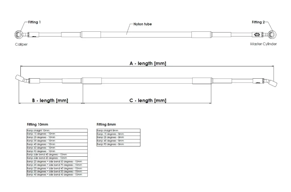 Moto-Master : Custom-made brake line 