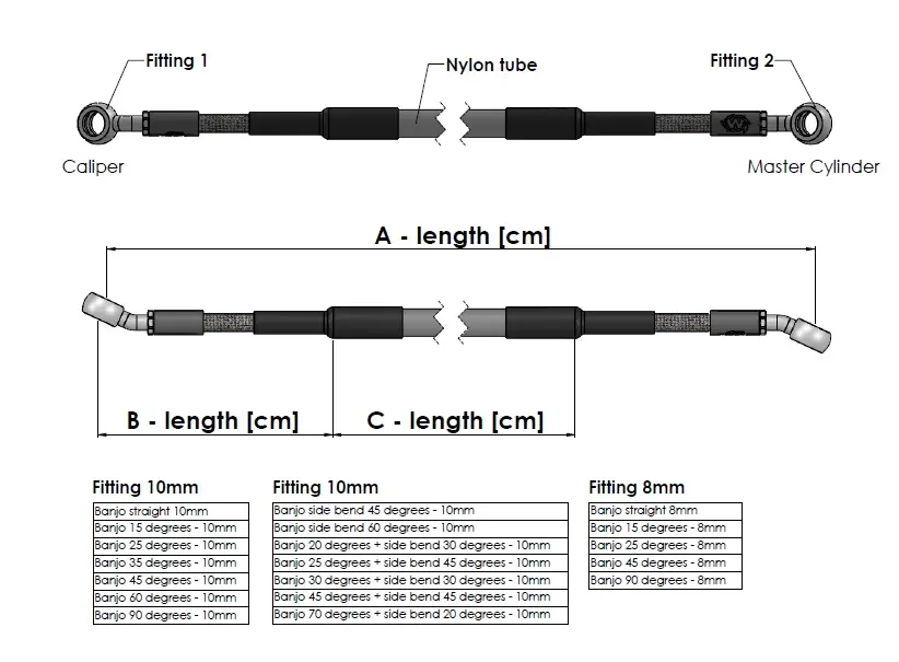 Moto-Master : Custom-made brake line 