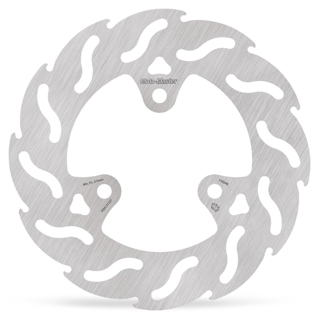 Moto-Master : Flame Scooter disc | Fixed | Front/rear | Aprilia, Beta, Gilera, Vespa, Yamaha