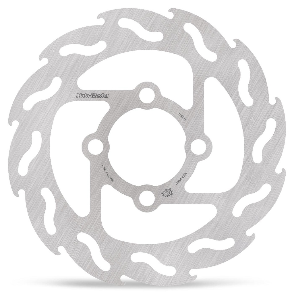 Moto-Master: Flame ATV disc | Fixed | Rear | Yamaha: YFZ450, YFM700