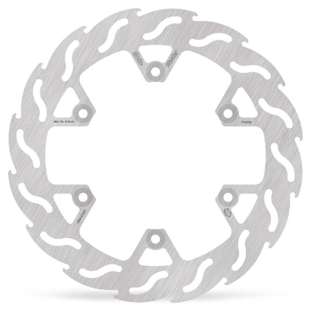 Moto-Master :  Flame rear disc left Yamaha: SR125, RD350LC, RD500LC, XJ600, FZ750, FZX750, XV750, XP T-Max 500, MT-01