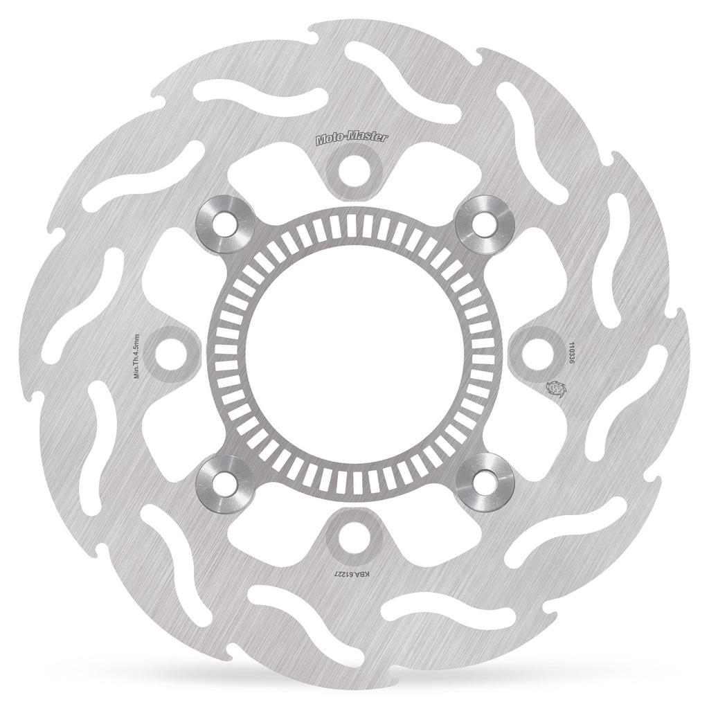 Moto-Master: Flame Road disc | Fixed | Rear | Kawasaki: ER-6F/N ABS, Versys ABS (Incl. ABS ring)