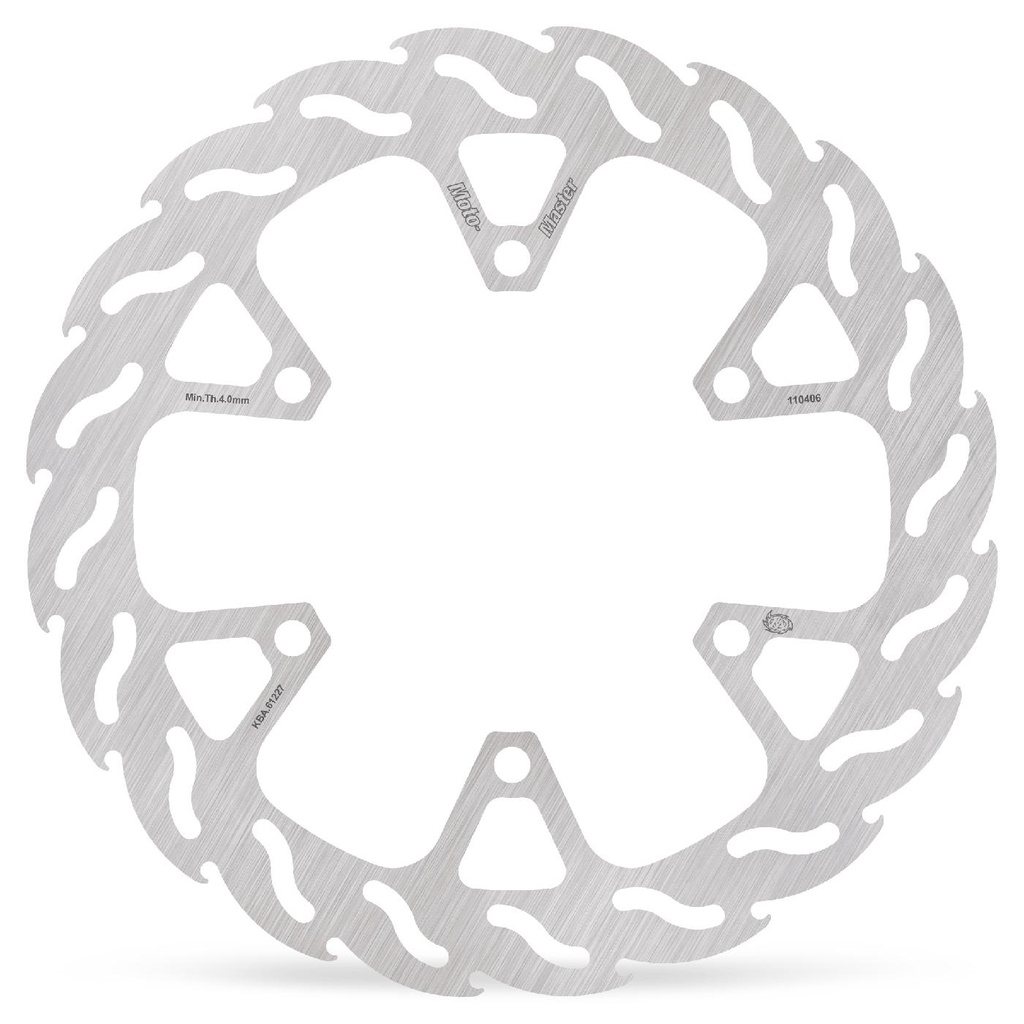 Moto-Master : Flame Road disc | Fixed | Front | Right | Kawasaki: 250 Ninja 2008-2011
