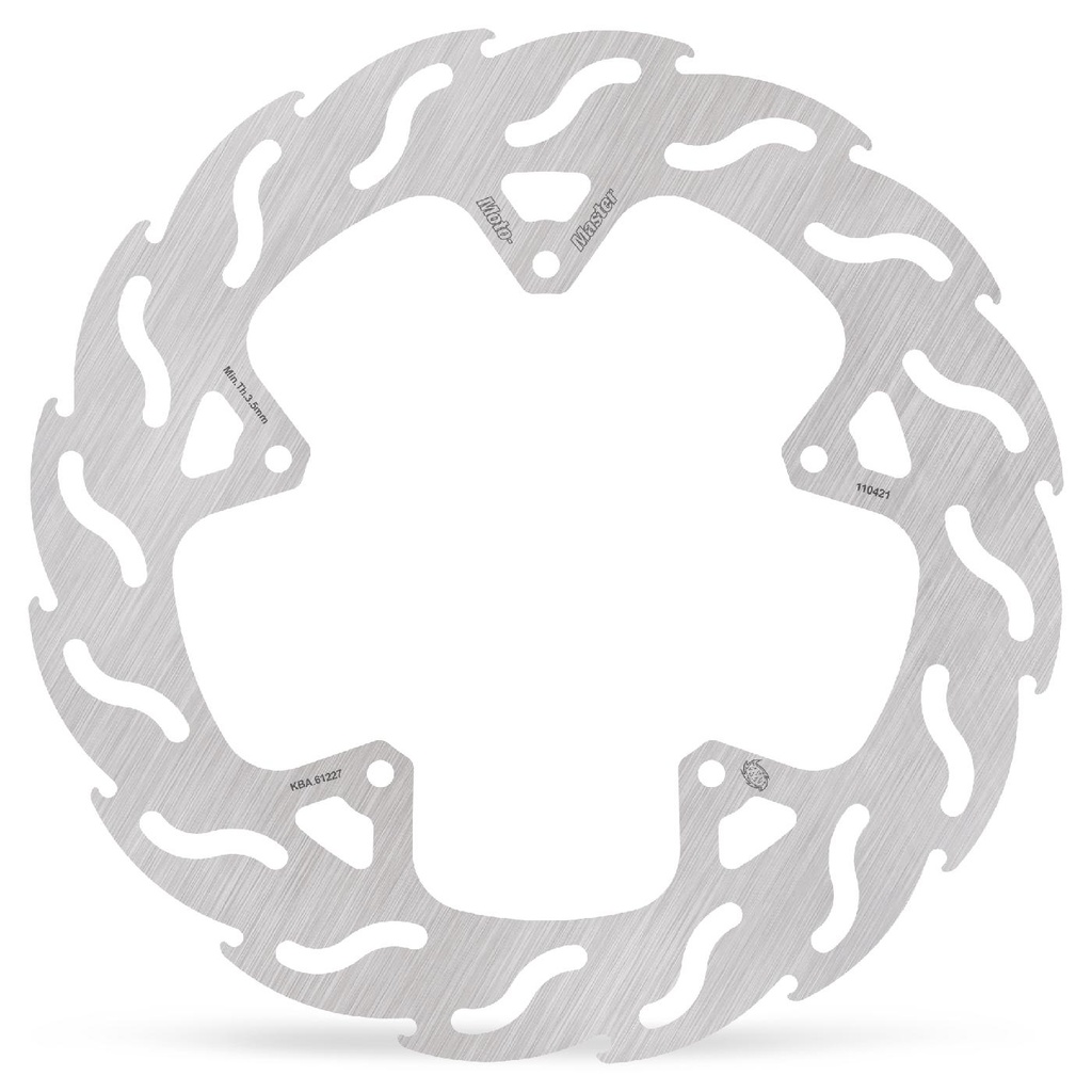 Moto-Master :  Flame front disc left Piaggio (56363R)