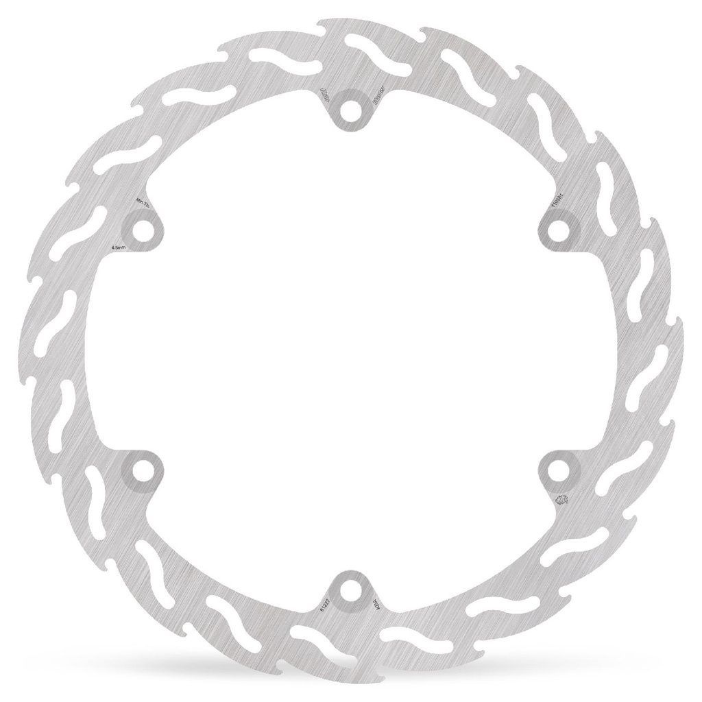 Moto-Master : Flame Road disc | Fixed | Front | Right | Honda: CB500F/X, CBR500, CB650F, CBR650F