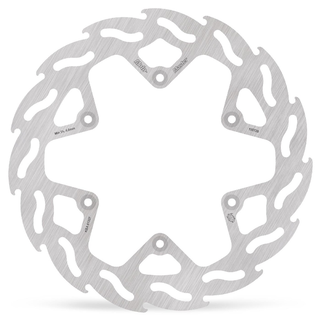 Flame rear disc Yamaha: Factory 4.4mm
