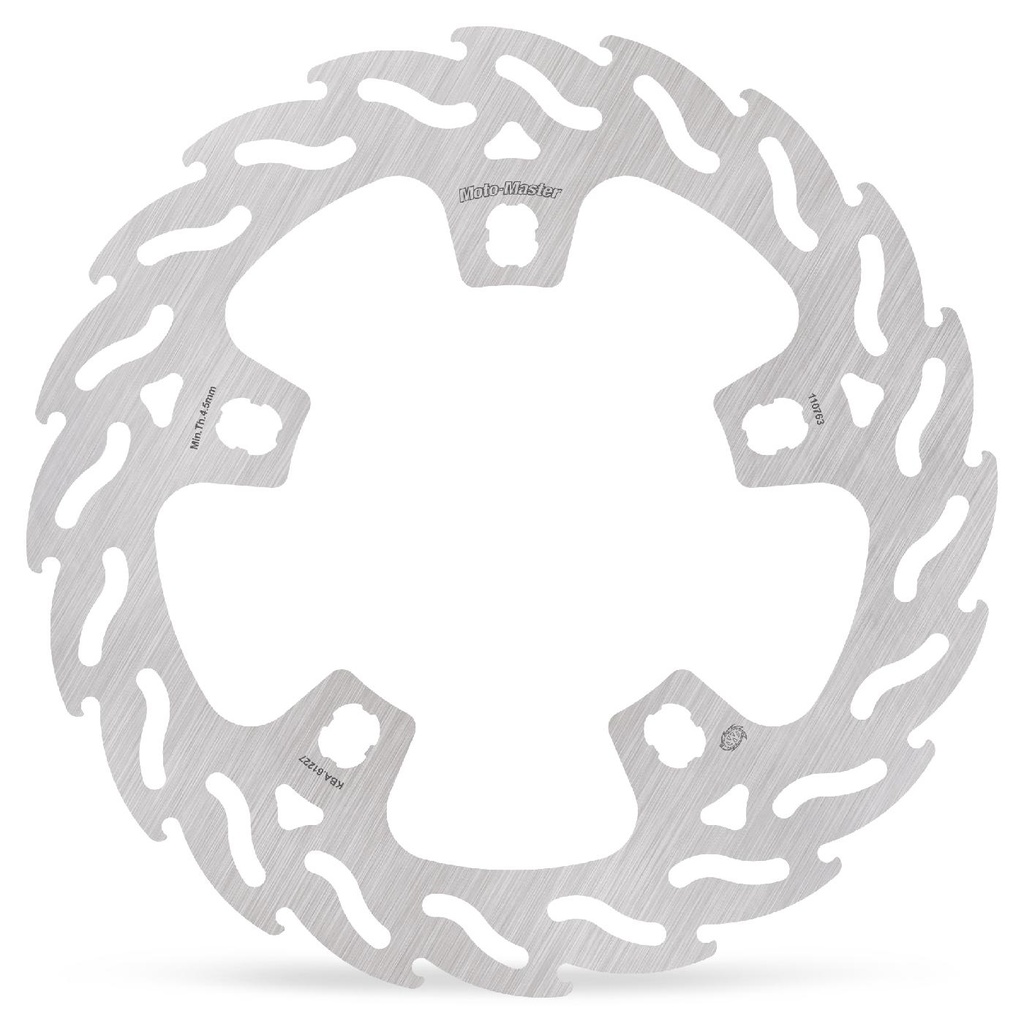 Moto-Master : Flame Road disc | Fixed | Front | Right | Harley-Davidson